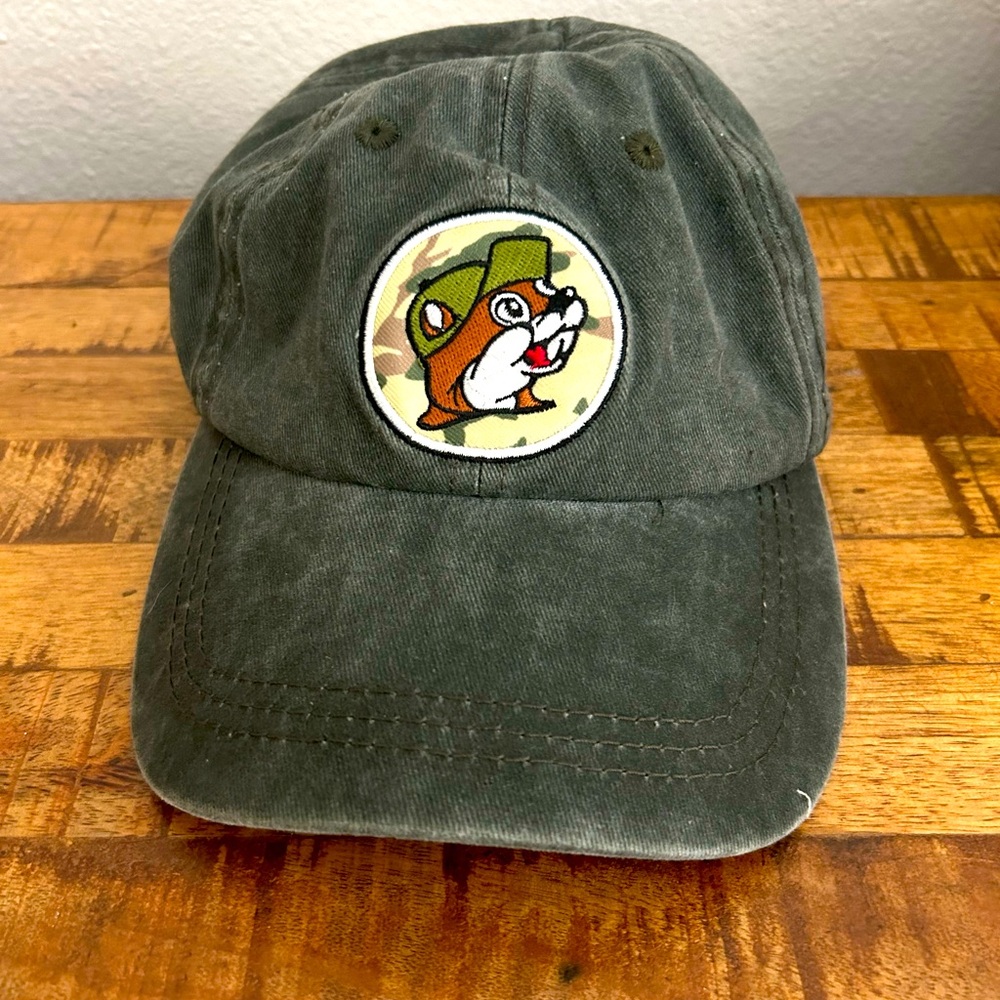 Buc-ee's Bucees Day Hat Cap Embroidery Patch Adjustable Leather Strap Station